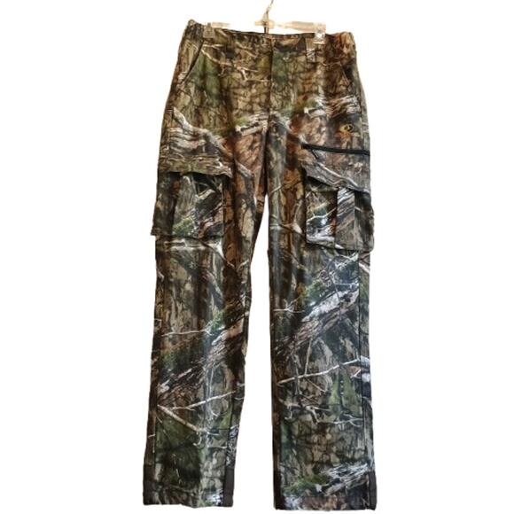 Mossy Oak Small 28-30 Camo Cargo Pants MO Country DNA Hunting Outdoor Stretch S - Picture 2 of 16